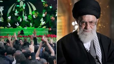 Ayatollah Ali Khamenei&rsquo;s Funeral: Iran Prepares for Late Supreme Leader&rsquo;s Dayslong Funeral (Watch Video)