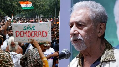 'If an Ignorant Person Leads the Country': Naseeruddin Shah Slams Crackdown on Student Protesters (Video)