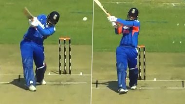 4, 6, 4, 4! Vaibhav Sooryavanshi Hits Richard Ngarava for 18 Runs Before Giving Wicket Away During IND vs ZIM 2nd T20I (Watch Video)
