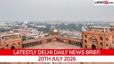 Delhi Latest News Today on July 20th, 2026: Parliament Session Begins, High Alert & Rain Forecast