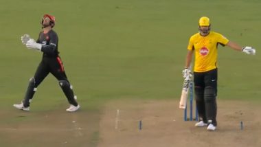Tim David Signals &lsquo;No-Ball&rsquo; Over Usman Tariq&rsquo;s Bowling Action in The Hundred 2026 (Watch Video)