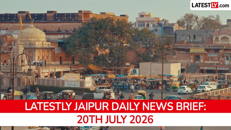 Jaipur Latest News Today on July 20th, 2026: Monsoon Warning, Pharmacy Delisting &amp; Crime Incidents