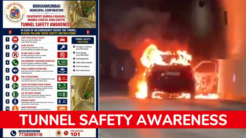 What Safety Instructions Has BMC Issued After Mumbai Coastal Road Tunnel Fire Incident?