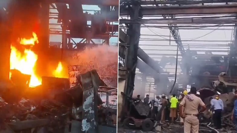 Boiler Explosion at Gummidipoondi Factory in Tamil Nadu Kills Bihar Worker, Several Injured (Watch Video)