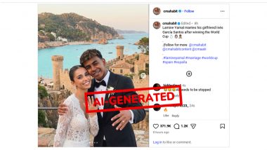 Did Lamine Yamal Marry Girlfriend In&eacute;s Garc&iacute;a Santos After World Cup Win? Fact Check Finds Pics AI-Generated