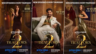 &lsquo;The Traitors&rsquo; Season 2 Contestants List: Munawar Faruqui, Rhea Chakraborty, Malik Sherawat and Others Join Karan Johar&rsquo;s Reality Show &ndash; Full List Inside