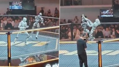 China Holds World&rsquo;s First Humanoid Robot MMA Event, Featuring Real Robots in Full-Contact Combat (Video)