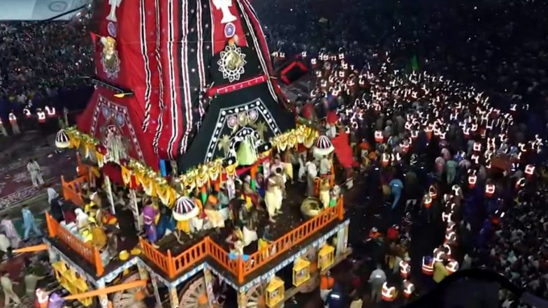 Jagannath Rath Yatra 2026 Begins in Puri as Lakhs of Devotees Gather for Grand Festival (Videos)