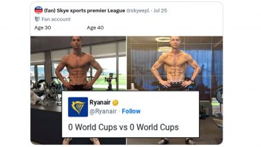 Ryanair Trolls Cristiano Ronaldo Over Elusive World Cup Title