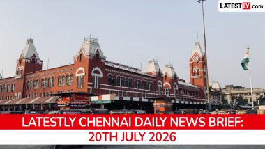 Chennai Latest News Today on July 20th, 2026: Metro Upgrade, Yamaha Hub, MTC Accident & Stalin Returns