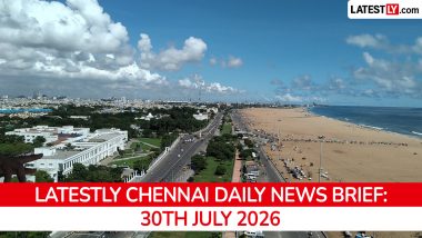 Chennai Latest News Today on July 30th, 2026: Civic Works Affected, CM Vijay's Metro Ride & PM Modi's Projects