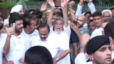 Pawan Khera Shows Symbolic Protest With Hands Bound Together As Congress Escalates Attack Over Student Crackdown (Video)