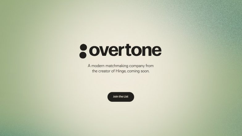 Overtone: Hinge Founder Justin McLeod&rsquo;s AI Dating App Has No Profiles, No Swipes, Only Curated Matches