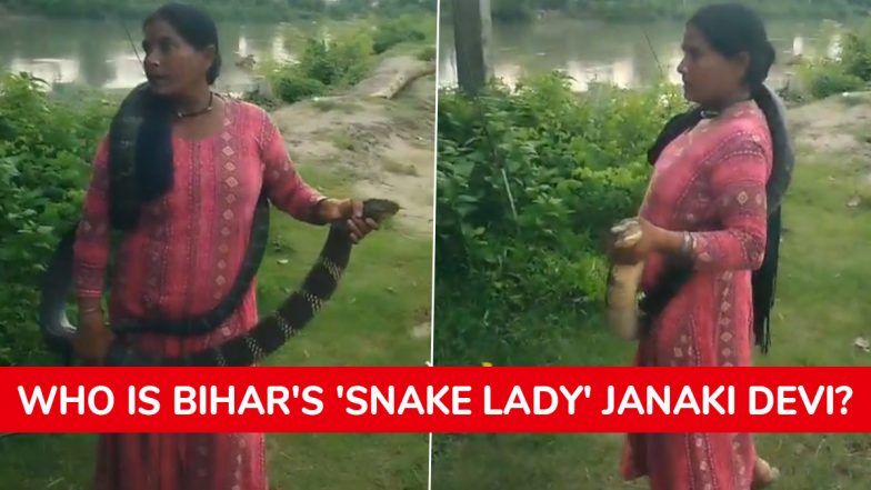 Who Is Janaki Devi? Bihar&rsquo;s &lsquo;Snake Lady&rsquo; Safely Rescues 10-Foot King Cobra From Family&rsquo;s Home (Video)