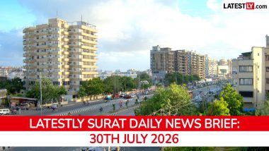 Surat Latest News Today on July 30th, 2026: Heavy Rain Alert, Bomb Threat Arrest & Land Scam