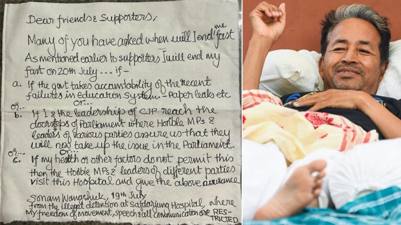 Will Sonam Wangchuk End His Hunger Strike? Here's the Condition He Has Set for the Centre
