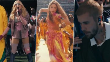 FIFA World Cup 2026 Closing Ceremony: Shakira, Madonna and Justin Bieber Light Up Historic Halftime Show (Watch Videos)