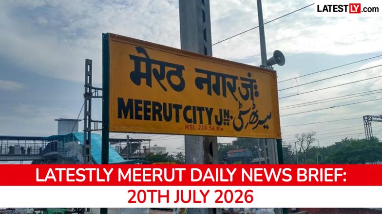 Meerut Latest News Today on July 20th, 2026: Metro Flagged Off, Multiple Murders &amp; Tax Fraud Racket