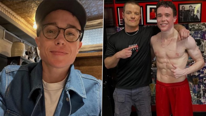 Elliot Page Stuns Fans With Insane 6-Pack Abs Ahead of &lsquo;The Odyssey&rsquo; Release, Reveals Boxing Journey (See Pic and Watch Video)