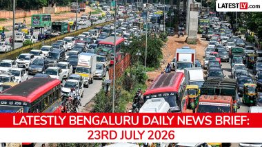Bengaluru Latest News Today on July 23rd, 2026: NEET Protests, Power Outages & Civic Action