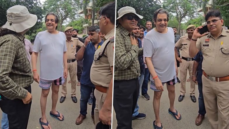 &lsquo;Maachis&rsquo; Actor Chandrachur Singh Stays Calm As Officials Demolish Ramp Outside His Gurugram Home; Netizens Call Him &lsquo;Down to Earth&rsquo; (Watch Video)