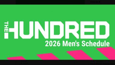 The Hundred 2026 Men's Full Schedule with Time Table in IST