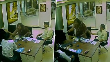 MK Alagiri&rsquo;s Daughter Kayalvizhi Booked for Slapping SBI Bank Manager in Chennai, Video Surfaces