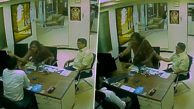 MK Alagiri&rsquo;s Daughter Kayalvizhi Booked for Slapping SBI Bank Manager in Chennai, Video Surfaces