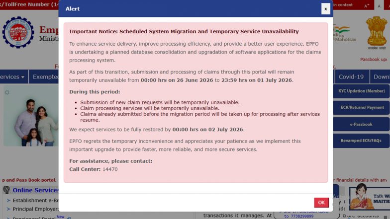 EPFO Portal Down: PF Withdrawal, Passbook, UAN and UMANG Services To Resume From July 2