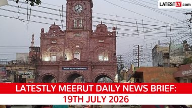 Meerut Latest News Today on July 19th, 2026: Snake Murder, CM Aid & Metro Launch