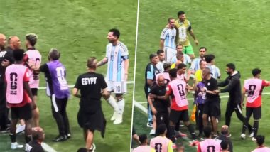 Lionel Messi Clashes With Egypt Coach Hossam Hassan as Argentina Pulls Off Dramatic FIFA World Cup 2026 Comeback (Watch Video)
