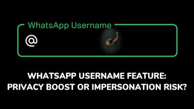 WhatsApp Username Feature: Can It Be Misused for Impersonation and Scams? Meta Responds