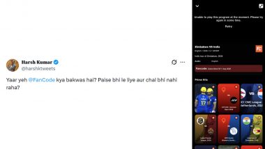 Netizens Slam FanCode Over Live Streaming Glitches During IND vs ZIM 1st T20I 2026