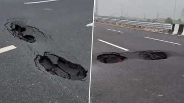 Delhi-Dehradun Expressway Cave-In: NHAI Explains Why Road Collapsed Near Shamli After Heavy Rain