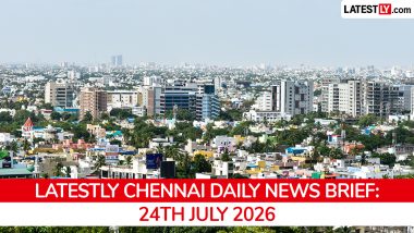 Chennai Latest News Today on July 24th, 2026: CM Vijay Takes Oath, PM Modi's Visit & Water Woes