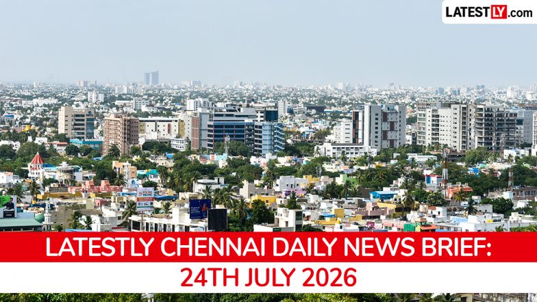 Chennai Latest News Today on July 24th, 2026: CM Vijay Takes Oath, PM Modi's Visit & Water Woes