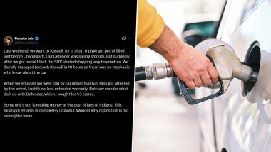 Financial Advisor Renuka Jain Claims INR 1.3 Crore Defender Stopped, Fuel Tank Affected Due to Ethanol-Mixed Petrol