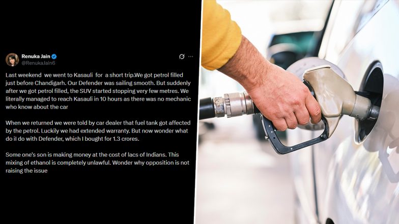 Financial Advisor Renuka Jain Claims INR 1.3 Crore Defender Stopped, Fuel Tank Affected Due to Ethanol-Mixed Petrol