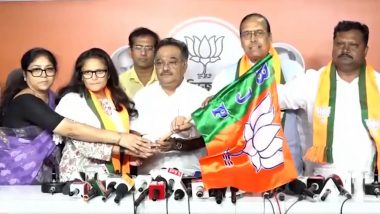 Sushmita Dev, Sukhendu Sekhar Ray Join BJP Along With Former TMC MP Prakash Chik Baraik in Kolkata (Watch Video)