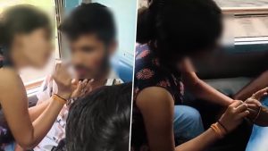 social-viral-Maharashtra Train Viral Video: Woman Puts Lipstick, Makeup and Bangles on Harasser in Front of Passengers