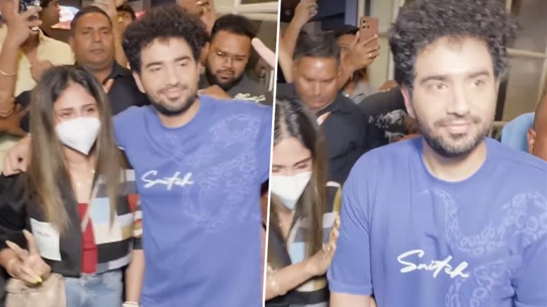 Samay Raina Mobbed With Mystery Girl in Mumbai Amid Medha Shankr Dating Rumours (Watch Video)