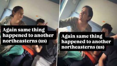 &lsquo;China Se Aaye Ho Kya?&rsquo;: Seat Row on Guwahati-Agartala Train Ends in Racial Harassment (Watch Video)