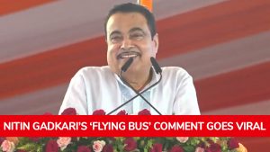 auto-Did Nitin Gadkari Announce To Introduce Flying Bus? The Truth Behind the Viral Remark
