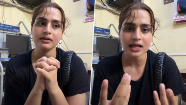 &lsquo;Which Law Did I Break?&rsquo;: Ayesha Khan Alleges Mumbai Police Detained Her for Standing on Road During Student Protests (Watch Video)