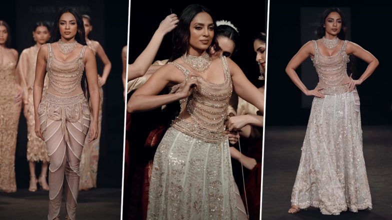 ICW 2026: Sobhita Dhulipala Embodies Divine Feminine in Rahul Mishra&rsquo;s &lsquo;Devi&rsquo; As She Closes India Couture Week (Watch Video)
