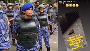 Sonia Sehrawat &lsquo;Instagram Story&rsquo;: RAF Commandant&rsquo;s Alleged Social Media Post on CJP Protesters Triggers Debate