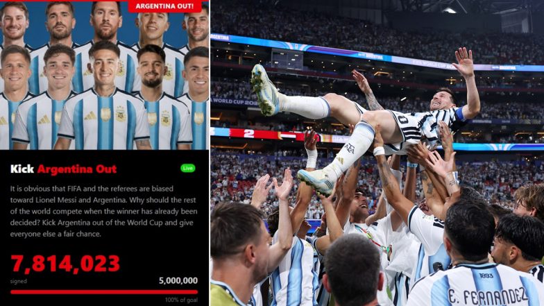 Why Is &lsquo;Petition To Kick Argentina Out&rsquo; Trending Ahead of FIFA World Cup 2026 Semi-Final Against England?