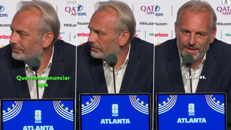Congo DR Coach Sebastien Desabre Left Stunned After Receiving News of Father&rsquo;s Death Mid-FIFA World Cup 2026 Press Conference (Watch Video)