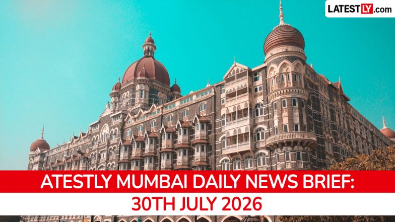 Mumbai Latest News Today on July 30th, 2026: FDA Crackdown, Anti-Drug Drive &amp; Exam Leaks