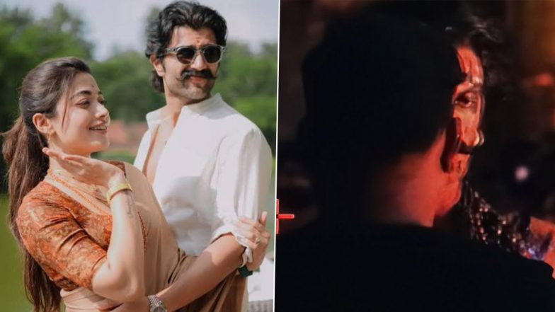 Rashmika Mandanna Shares BTS Glimpse of Vijay Deverakonda&rsquo;s Look From &lsquo;Ranbaali&rsquo;, Calls It &lsquo;Extremely Scary&rsquo;